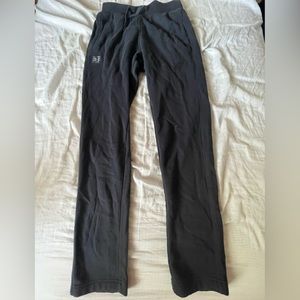 Mens under amour black fleece sweatpants size small
